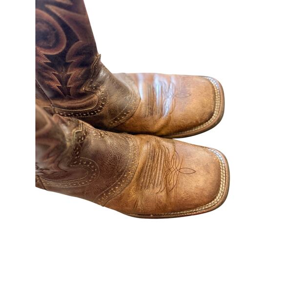 Justin SV2534 Sagan Brown Cowboy Boots Mens size 12 Western Utility - Picture 3 of 7